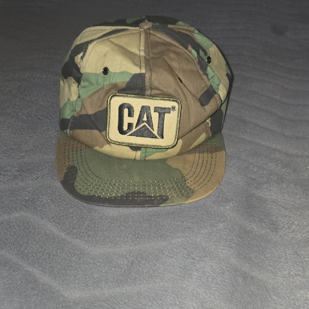 Caterpillar Camo Cap with Logo Patch